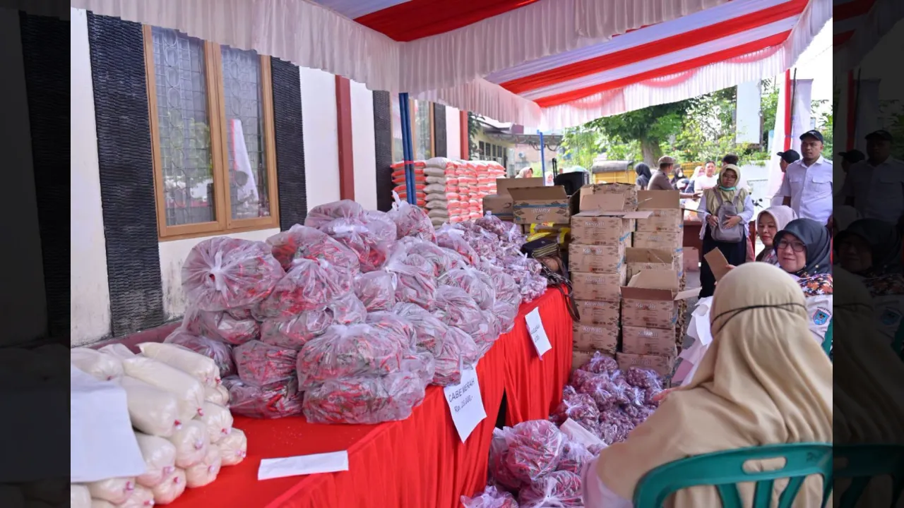 Harga pangan murah yang mengundang  antusias masyarakat